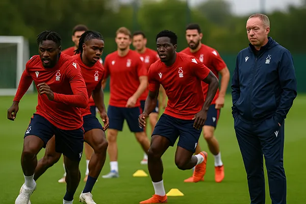 Joueurs à l’entraînement